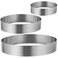 thumbnail image 1 of 3 unids Pan Cortero Cortador Cortador Cortador Slicer Mousse Anillo Molde Herramientas para hornear, 1 of 8