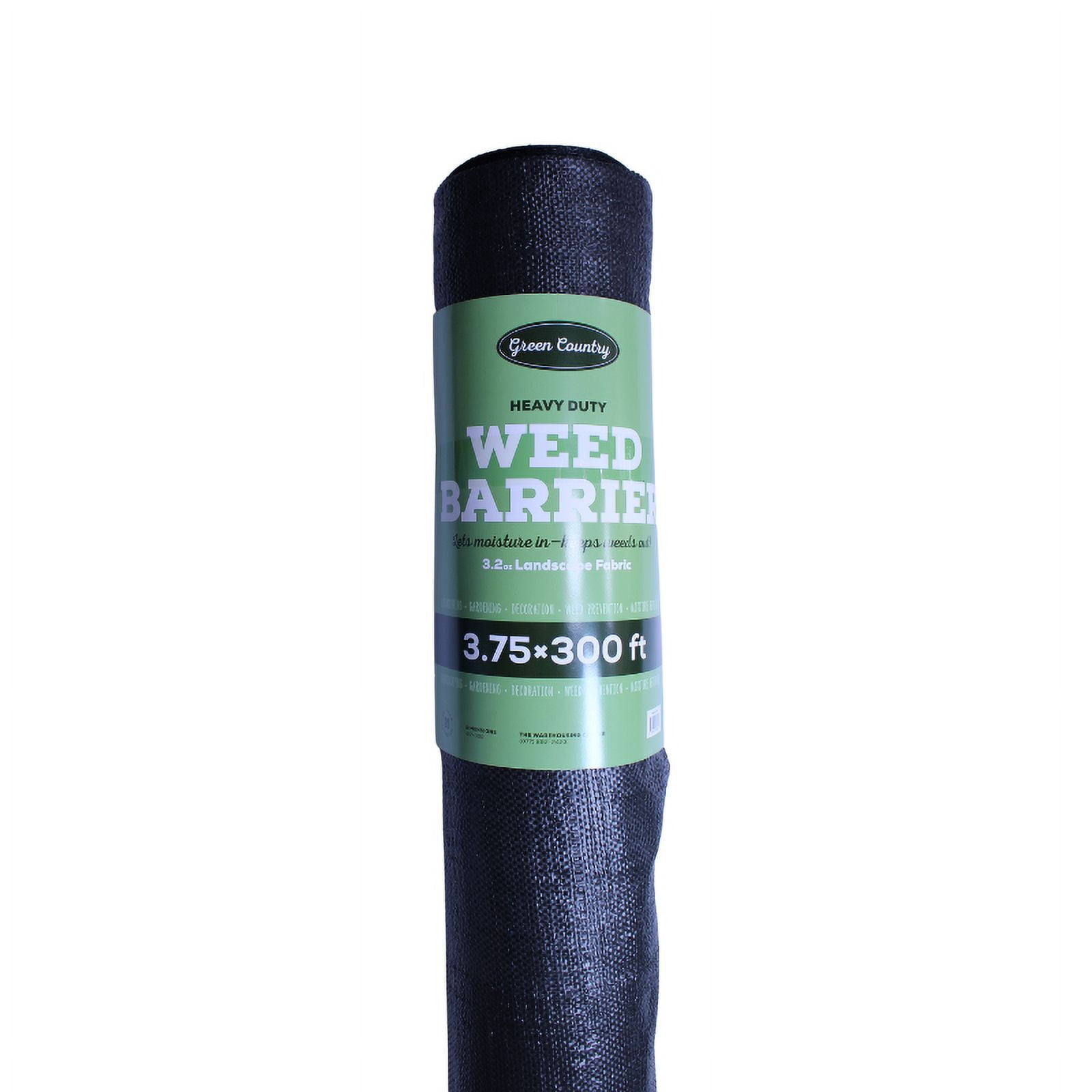 3.75ft x 300ft Weed Barrier Landscape Fabric, 3.2oz Heavy Duty Weed Control, Woven Ground Cover for Gardening