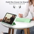 thumbnail image 7 of Getino Compatible with Apple iPad 10th/11th Generation A16 Case 11 inch Clear Back Cover with Pencil Holder, Green, 7 of 7