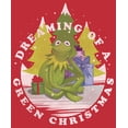 thumbnail image 2 of Men's The Muppets Dreaming of a Green Christmas  Graphic Tee Red Heather 2X Large, 2 of 5