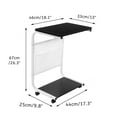 Adjustable Rolling Desk Mobile Laptop Desk Cart Stand Up Table Standing Desks Workstation Work