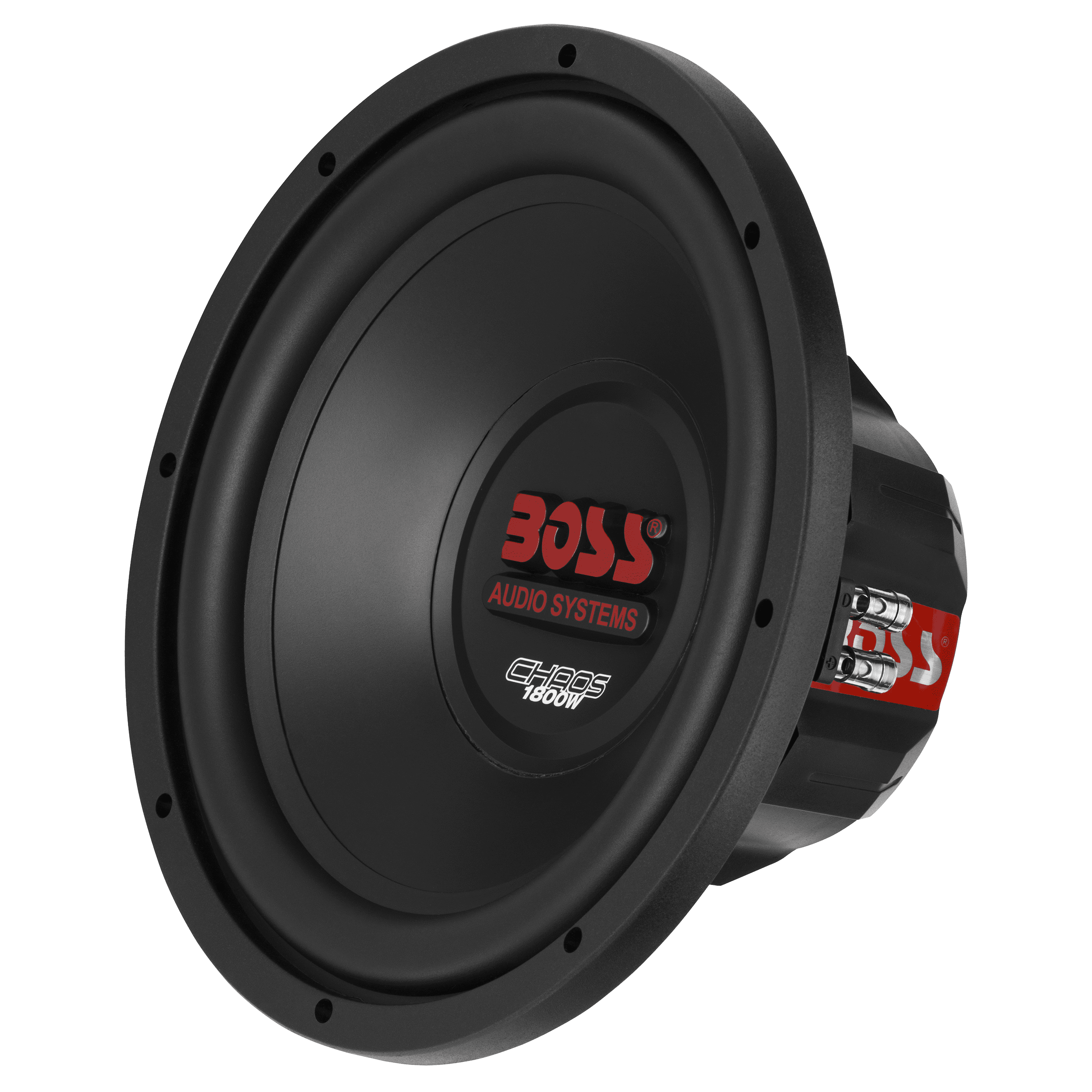 BOSS Audio Systems CH10DVC Chaos Series 10 inch Car Audio Subwoofer - 1500 Watts Max, Dual 4 Ohm Voice Coil, Sold Individually, for Truck, Boxes and Enclosures, Use With Amplifier