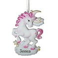 thumbnail image 2 of Pink Unicorn with Moon - Personalized Christmas Ornament - Perfect Stocking Stuffer - Great Gift Ideas, 2 of 2