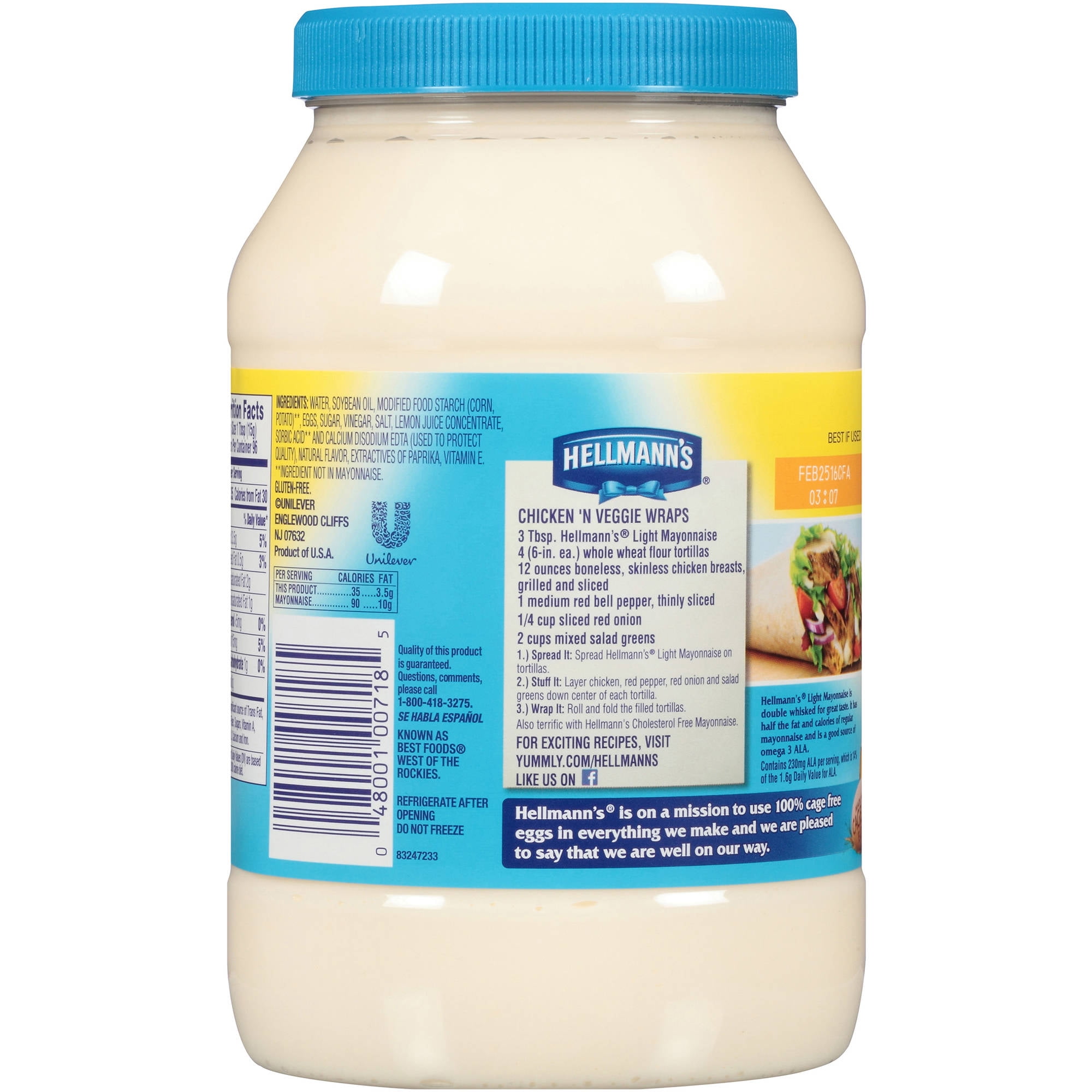Light Mayonnaise Nutrition Facts Besto Blog