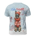 thumbnail image 2 of Hello Winter Belgian Malinois Smiling in Red Scarf Hat Welcome Christmas All Over Print 3D Shirt Unisex Merch Sheepdog Dog Lover Gifts - 00017, 2 of 6
