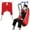 Red, variant on EZ Assistive Patient Lift Sling with Divided Leg for Patient Transfer Red Hoyer iftl sling, 500lb Weight Capacity (Medium Size )