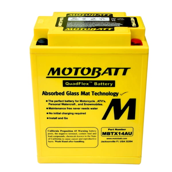 New Motobatt Battery For Polaris Magnum Trail 330cc 03 04 05 06 07 08 09 10-13 