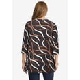 thumbnail image 2 of Jessica London Women's Plus Size Swing Tunic Oversized Long Blouse, 2 of 6