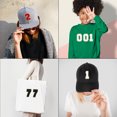 thumbnail image 6 of 4 Packs Glitters Chenille Number Patches 8.4cm / 3.3" Embroidery Numbers Patches for T-Shirt, Hats, Bags (Blue, 6), 6 of 7