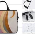 thumbnail image 3 of AWERP Boho Rainbow Moon Vertical Retro Mid Century Modern Aesthetic Laptop Bag 17inch, 3 of 5