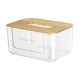 thumbnail image 5 of Cubierta de caja de pañuelos, caja dispensadora de pañuelos faciales, soporte para caja de servilletas faciales, dispensador de sábanas para secadora Claro BLESIY servilletero, 5 of 8