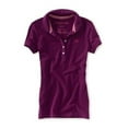 thumbnail image 2 of Aeropostale Womens A87 5 Button Polo Shirt, 2 of 2