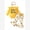 #1 Yellow, variant on Long Sleeve Romper Outfits for Infant Toddle Girls Printed Jumpsuits Bell Bottom Pants with Bow Headband 3PCS 1st Birthday Coming Home Casual Outfits