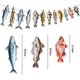 thumbnail image 2 of Decoraciones de cumpleaños con temática de pesca, artículos para fiestas temáticas de pesca, pancarta colgante con temática de pesca, pancarta para fiestas temáticas de pesca, 2 of 4