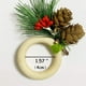 thumbnail image 5 of Juego de 4 servilleteros navideños, servilleteros para bodas, San Valentín, banquetes, cumpleaños, decoración de mesa de Acción de Gracias (árbol de Navidad y piña) brillar Electrónica, 5 of 5