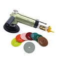 thumbnail image 1 of 3" 4" 5" Hand-Held Pneumatic Water Feed Sander For Stone Metal Tile Air Polisher Wet Stone Marble Granite, 1 of 2