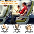 ZENMELE Portable Adjustable Airplane Hanging Foot Rest Office Footrest