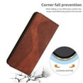 thumbnail image 5 of Funda tipo cartera de cuero magnético texturizado con patrón en S para iPhone 6, 7, 8, SE2 y SE3: alta resistencia magnética, ranuras para tarjetas, antiarañazos y protección duradera., 5 of 5