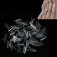 thumbnail image 4 of Ealicere 500 Pcs Clear Stiletto Design Nail Tips,Acrylic False Nail Tips With Clear Plastic Case,Fake Nail Art Tips For Nails Salon(10 Sizes)., 4 of 7