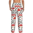 thumbnail image 3 of Balery Men'S Forest Mushrooms Pants,Sleepwear Pants,Pajama Pants,Pj Bottoms Drawstring And Pockets-Small, 3 of 9