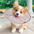 thumbnail image 2 of Dog Cone Comfortable Pet Elizabethan Collar Adjustable Cat Collar, Lighter for Dogs to Stop Licking and Scratching Light Pink M, 2 of 5