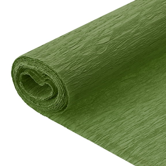 Uxcell Crepe Paper, 7.9ft Long 20 Inch Wide Army Green Crepe Paper Roll