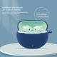thumbnail image 2 of Case Cover Silicone Protective Skin for Earbuds X7 Earphones Charging Box Protective Earphone Case Cover sky blue, 2 of 4