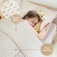 thumbnail image 4 of Beavtaens 4 Piece Toddler Bedding Set, Breathable and Soft Baby Sheet Set, Includes Quilted Comforter, Flat Sheet, Fitted Sheet and Pillowcase for Boys and Girls (White), 4 of 8