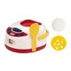 thumbnail image 1 of Juego de cocina de juguete para niños, olla arrocera, juego de rol, electrodomésticos de chef para todas las edades. Rojo, 1 of 9