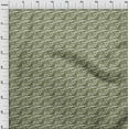 thumbnail image 4 of oneOone Cotton Poplin Twill Green Fabric Abstracts Sewing Craft Projects Fabric Prints By Yard 56 Inch Wide, 4 of 5
