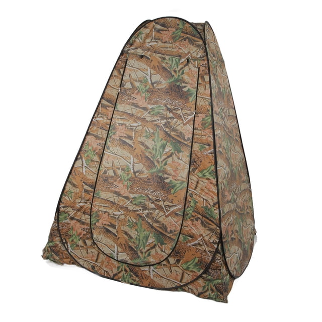 Pop Up Tent, Leaf Pattern Outdoor Shower Tent Light Weight for Fishing