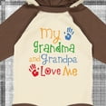 thumbnail image 4 of Inktastic My Grandma and Grandpa Love Me Boys or Girls Long Sleeve Baby Bodysuit, 4 of 5