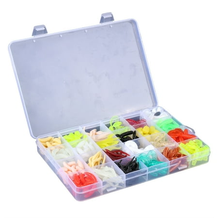 TRINGKY 285lots Assorted Fishing Lures Segment Hard Artificial Baits Fishy Worm Lures