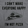thumbnail image 2 of Mens I Cant Make Everyone Happy Im Not Pizza T Shirt Funny Cheese Pepperoni Lovers Tee for Guys Graphic Tees, 2 of 9