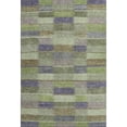 thumbnail image 2 of Addison Rugs Mayfield Premium Machine Washable Transitional Stripes Aloe Rectangle Rug, 8' X 10' Machine Washable Transitional Stripes Aloe Oversized Sherpa Throw Blanket, 2 of 7
