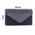 thumbnail image 2 of Bolso de noche para mujer, bolso de banqueteAzul marino, 2 of 5