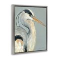 thumbnail image 2 of Stupell Industries Traditional Egret Bird Wildlife Animal Portrait Gray Floating Frame Canvas Art, 25 x 31, by Stephanie Workman Marrott, 2 of 7