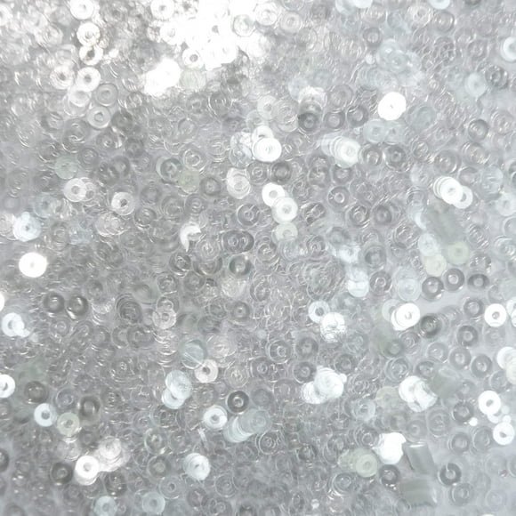 Sequins Transparents Cristal Clair Trou Moyen Fabriqué aux USA