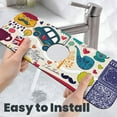 thumbnail image 6 of Sikiie London Symbols Splash Guard for Sink Faucet-1 PC Super Absorbent Fast Drying Mat Sink Gadgets-Splash Guard for Kitchen, Sink Mat, 6 of 7
