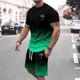 thumbnail image 1 of MKLEKYY Pantalones Cortos Casuales De Verano Para Mujer, Ropa Deportiva Para Hombre, Camisetas Transpirables De Manga Corta Y Pantalones Cortos Deportivos Con Bolsillos., 1 of 5