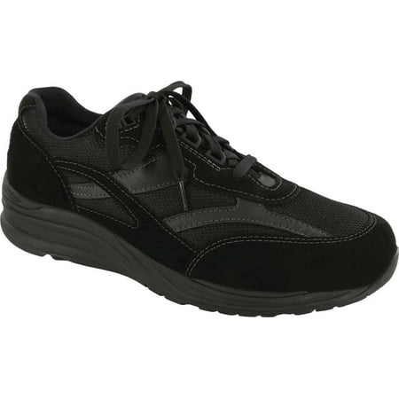 

Men s SAS Journey Sneaker Black Suede/Mesh 12 WW