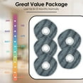 thumbnail image 3 of Replacement Side Brushes Compatible with Eufy X10 Pro Omni Robot Vacuum, 8 Pack, 3 of 5