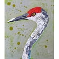 thumbnail image 2 of St Hilaire, Elizabeth 15x17 White Modern Wood Framed Museum Art Print Titled - Red Head Heron, 2 of 4