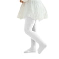 thumbnail image 2 of Bixock Toddler Girls Dance Leggings High Waist Knit Cotton Tights Soild Color Slim Casual Pantyhose Soft Comfortable Workout Daily Wear Girls Clothings Size 5-6Years, 2 of 5