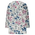 thumbnail image 5 of WZXFASHION T-Shirts Décontractés à Manches 3/4 pour Femmes, Col Rond, Coton, 50 % de Réduction, Liquidation, 5 of 5