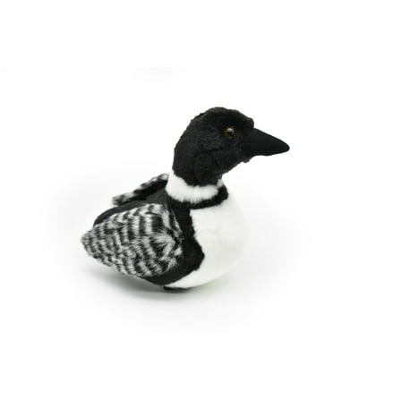 Loon Plush Toy, Realistic Stuffed Animal, Bird, Lifelike, Stuffed Bird, Soft, Toy, Educational, Kids, Gift 6" F4348 BB52