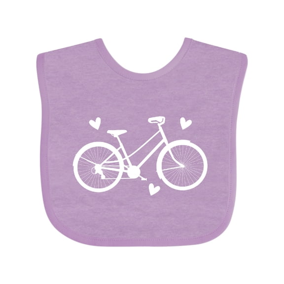 Inktastic Bicycle Cycling Bike Lover Girls Baby Bib