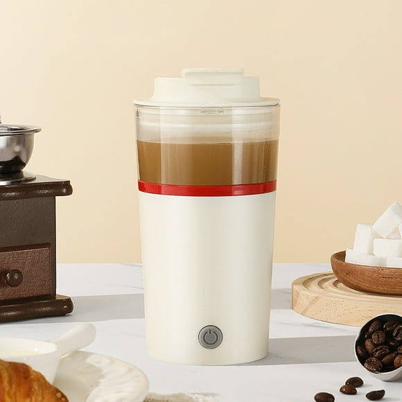 Vaso mezclador totalmente automático, recargable, inalámbrico, para agua, portátil, giratorio, para batidos de proteínas, leche y café.