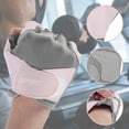 thumbnail image 3 of Unique Bargains Strength Training Sport Gloves Mesh Half-finger Athletic Gloves Medium Pink, 3 of 5