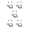 thumbnail image 3 of tamizeot Neck Hanging Earphone Wireless Bluetooth-compatible Fast Charging Button Control Replacement Sport Headset Birthday Gift Black Type 1 5Set, 3 of 6